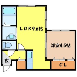 ＹＥＬＬ北７条の物件間取画像